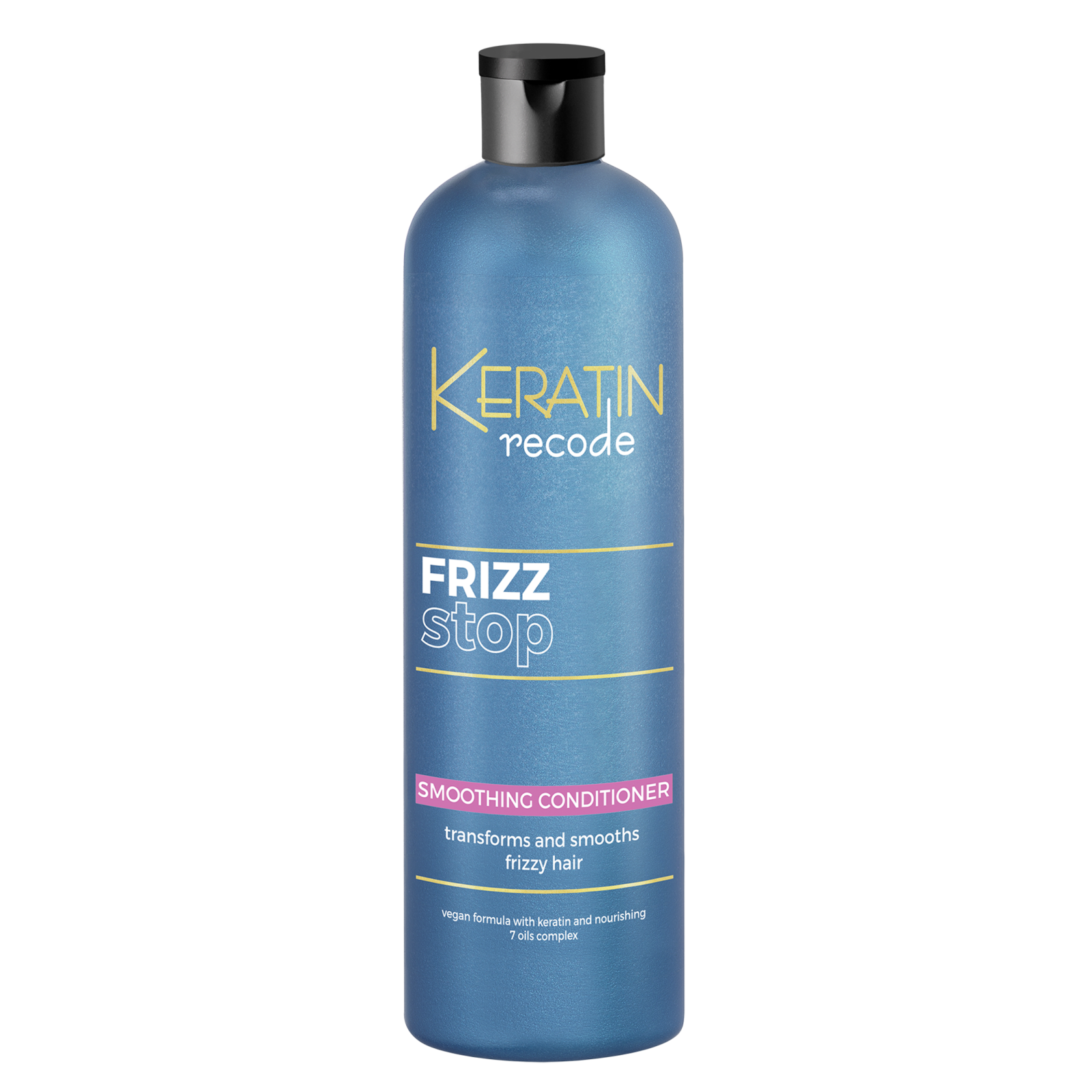 Keratin Recode Frizz Stop conditioner 400 ml Uhlazující kondicionér s obsahem keratinu pro nepoddajné a krepaté vlasy. Subrina