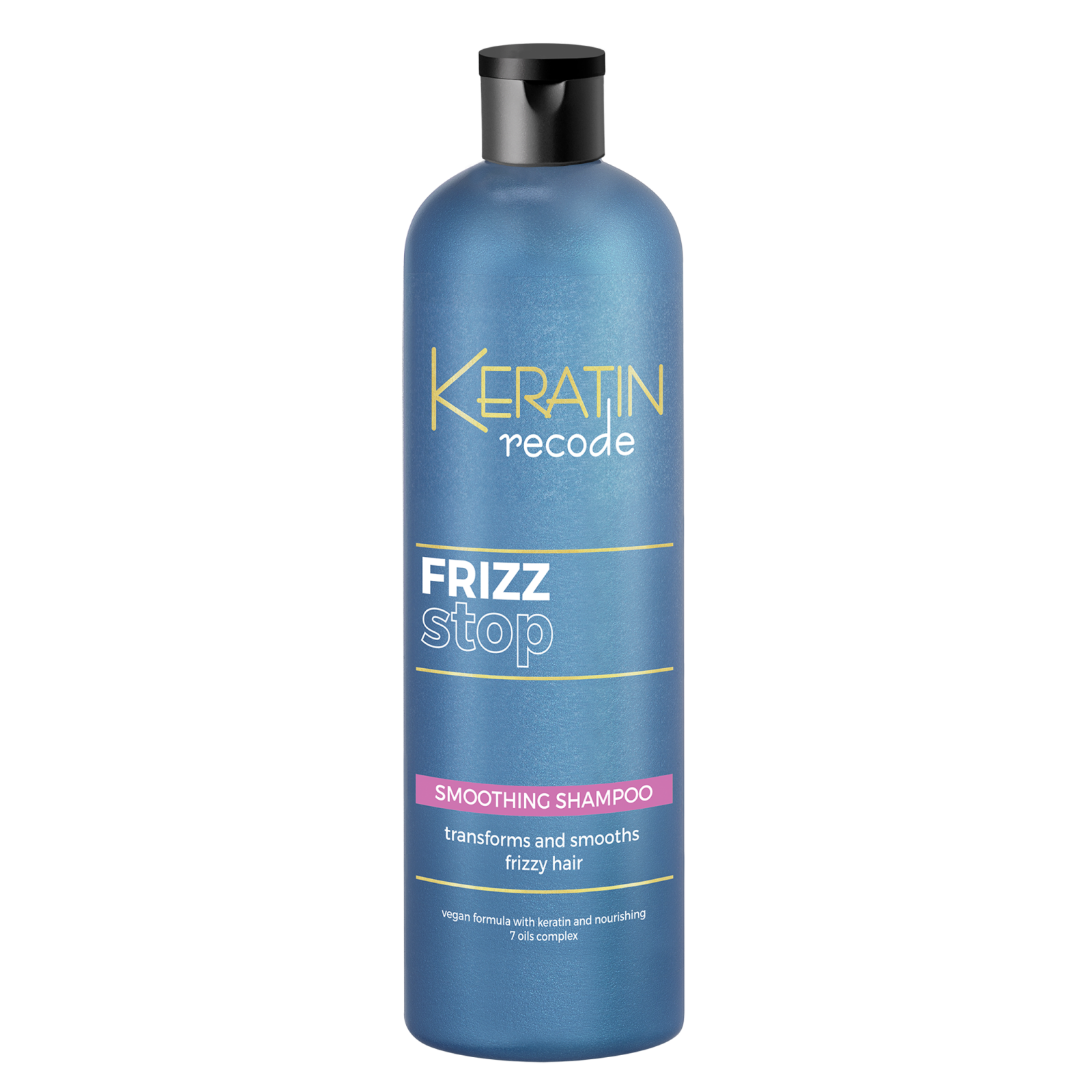 Keratin Recode Frizz Stop shampoo 400 ml - Šampon s obsahem keratinu pro uhlazení nepoddajných a krepatých vlasů. Subrina