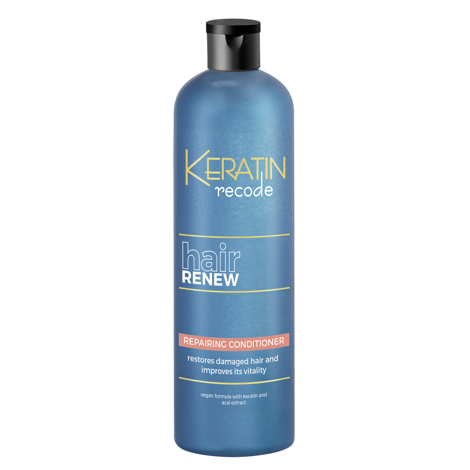 Keratin Recode Hair Renew conditioner 400 ml Kondicionér s obsahem keratinu pro obnovu suchých a poškozených vlasů Subrina